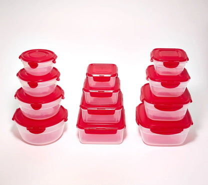 Locknlock 12-Pc Nestable Bowl, Square & Zen Storage Set