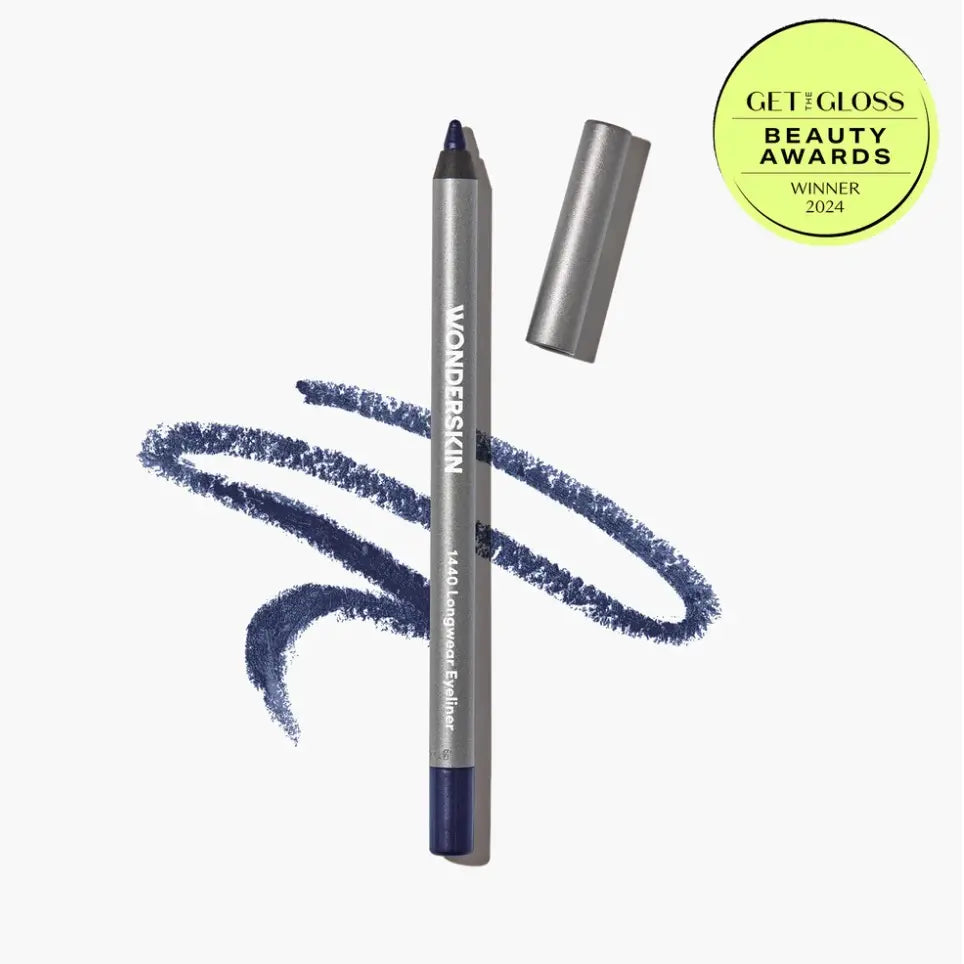 Wonderskin 1440 Longwear Eyeliner - Lightweight Waterproof Vegan Cruelty-Free 24 Hour Truglide Technology Ultra-Creamy Soft-Glide Application