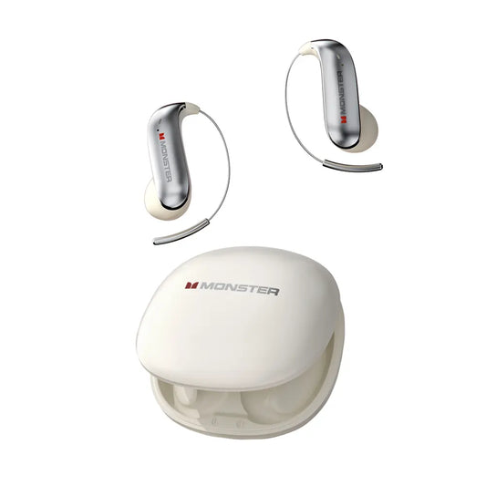 Monster Ear Buds - Bluetooth Headphones with Zero‑Gravity Titanium Ear‑Hook Design, Noise Isolation, 145H Playtime Wireless Earbuds Headset Bluetooth 6.0,Waterproof & Sweatproof, Ideal for Travel & Electronic Gifts for Men and Women