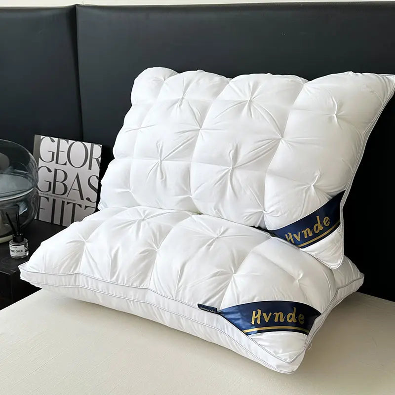 【Mother'S Day Gifts】4Pcs/2Pcs Hvnde Hotel Collection Deep Sleep Pillow - Neck Support Non-Collapse Design Hypoallergenic for Side Supine Prone Sleepers Pillows Tiktokshopspringglowup