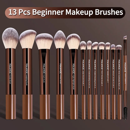 Professional Makeup Brush Set, Cosmetic Brush Set, Metal Frame, Multiple Brushes Including Eyeshadow, Blush, Foundation, Perfect for Women & Girls #TOP PICKS