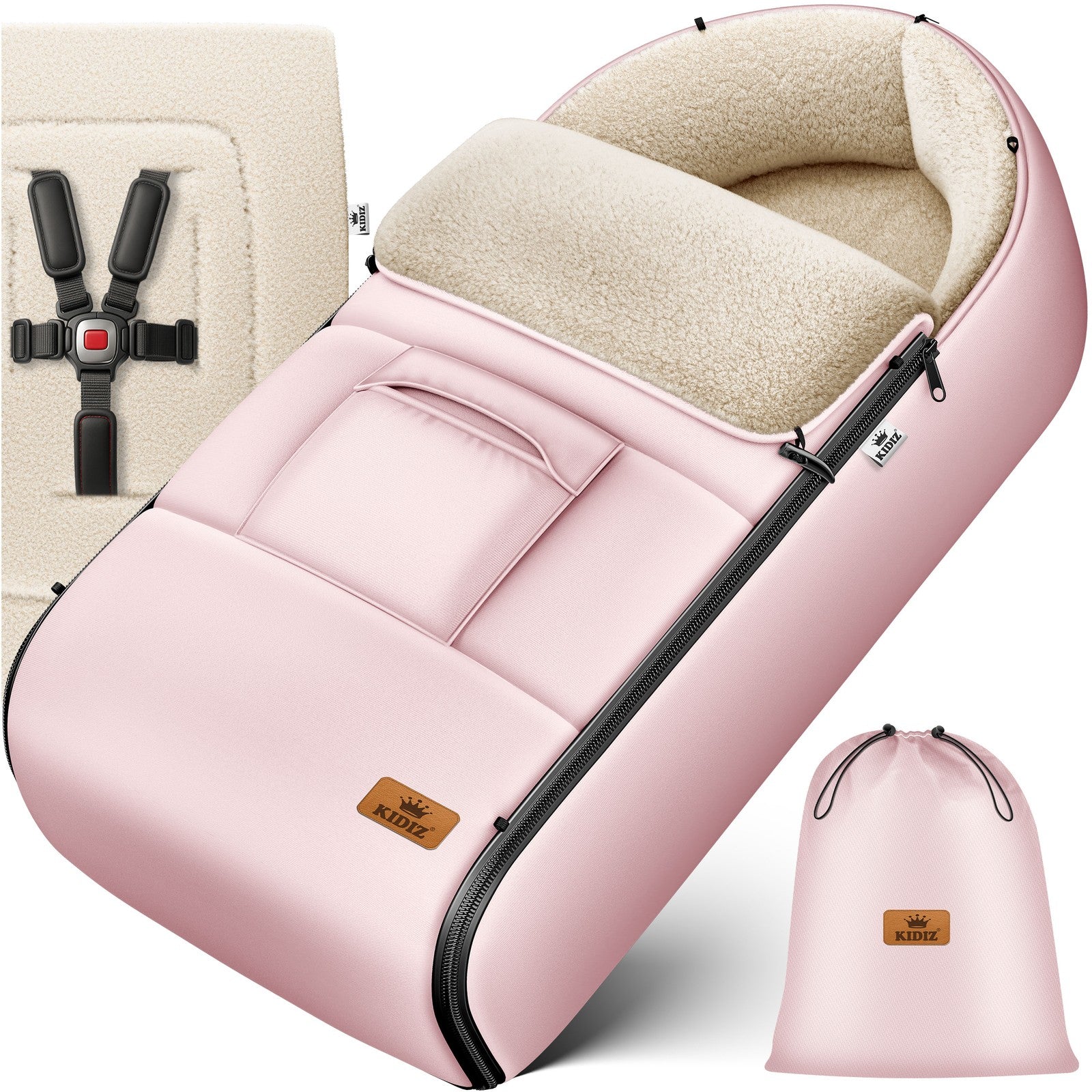 KIDIZ® Babyfußsack Baby Winterfußsack Kinderwagenfuß