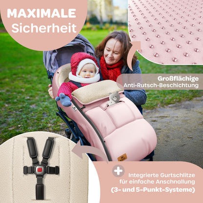 KIDIZ® Babyfußsack Baby Winterfußsack Kinderwagenfuß