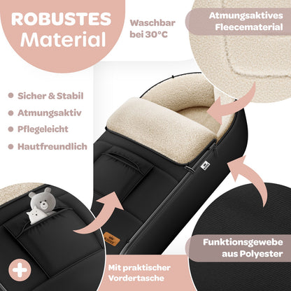 KIDIZ® Babyfußsack Baby Winterfußsack Kinderwagenfuß